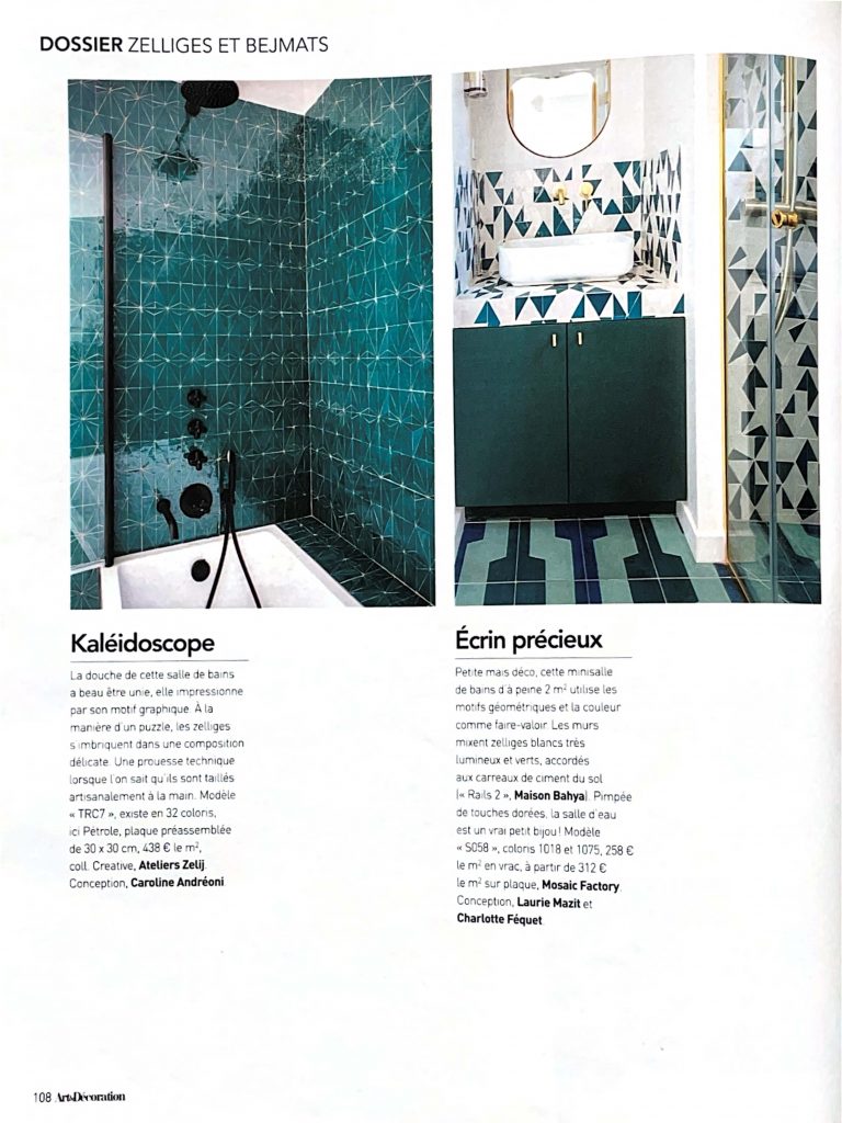 Salle de bain du projet Emile Augier.